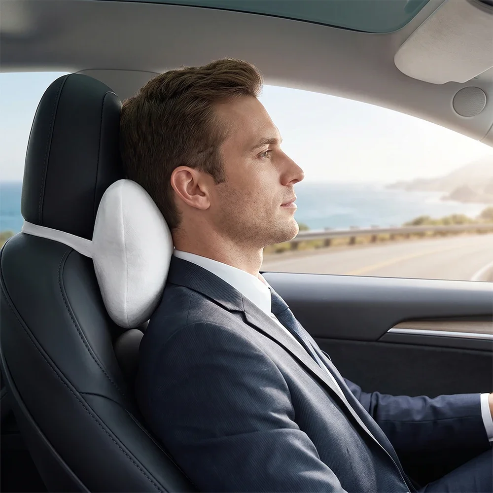 Für Tesla Model 3 Highland, Model Y Juniper, Model YL: Nackenkissen, Lendenkissen, 6-Sitzer, zur Linderung von Ermüdung, Auto-Innenraumzubehör – Detail 8