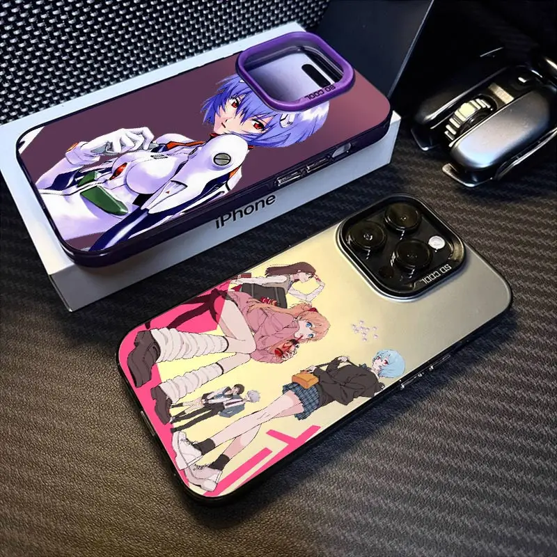 Evangelion Warrior Anime Cool  For iPhone 15 14 13 12 11 XS X XR 8 7 6 6S Pro Max Plus Mini Eye Ladder Phone case Shockproof