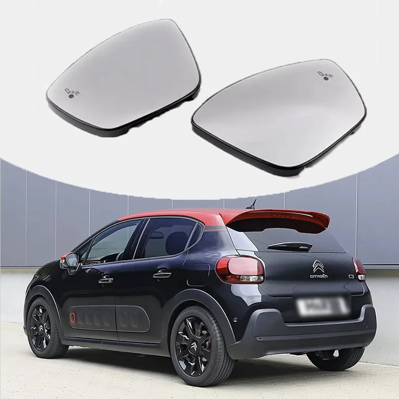 For 16-20 Citroen Citroen C3 III C4 CACTUS reverse lens rearview mirror,Rear view lens replacement