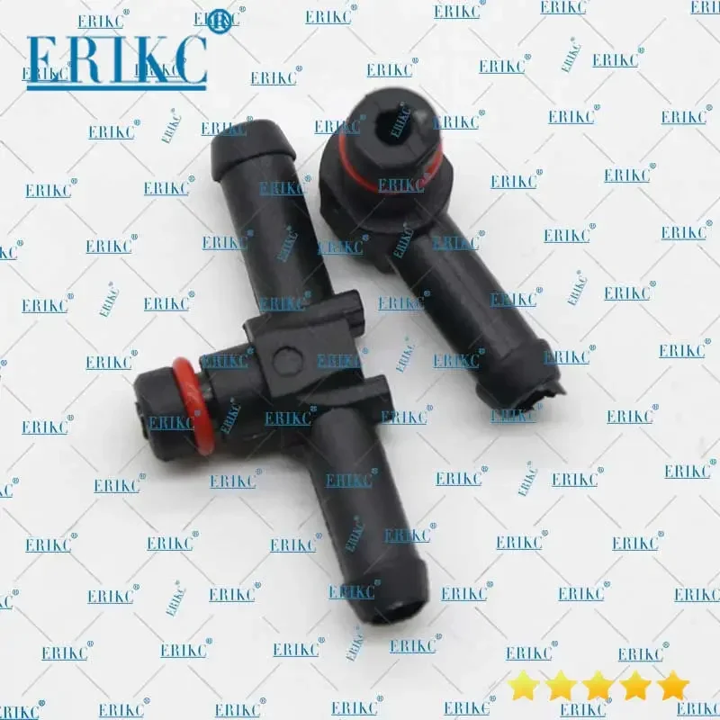 10PCS Return Oil Backflow Joint Pipe T and L Type for Bosch Denso Diesel Common Rail Fuel Injector Plastic Connector