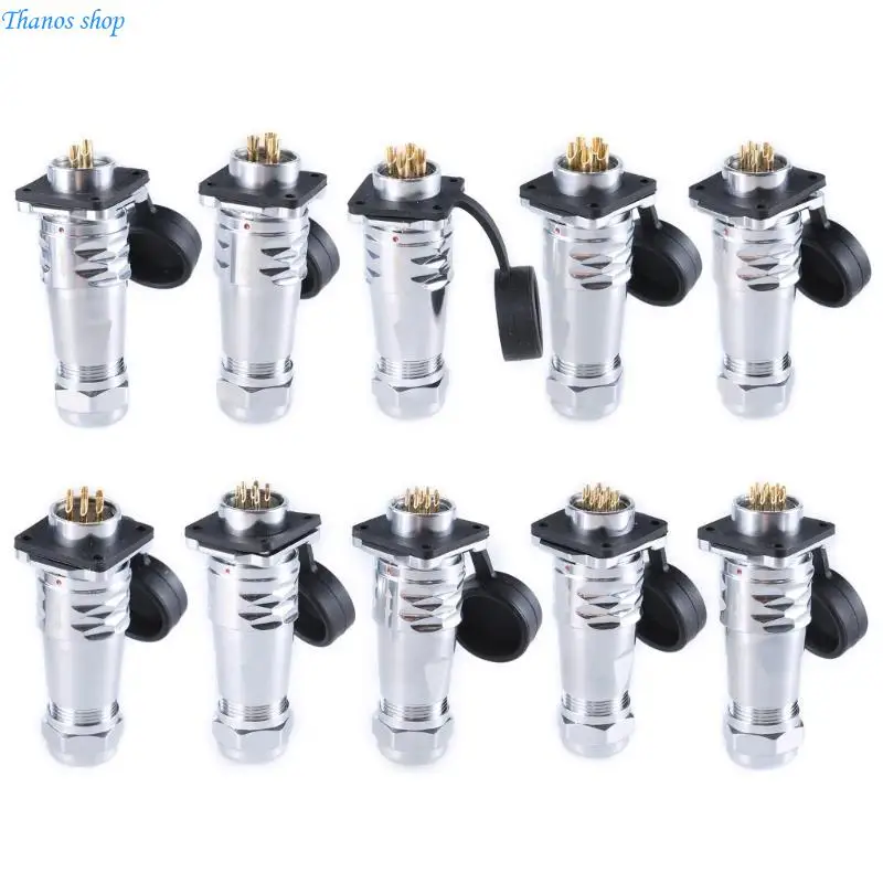 

Industrial Waterproof Connector SF2010 Female Plug Male Socket 20mm Panel Mount X37A