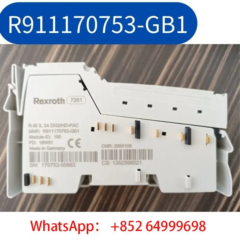 

R911170753-GB1 module R-IB IL 24 DI32/HD-PAC Tested OK and shipped quickly