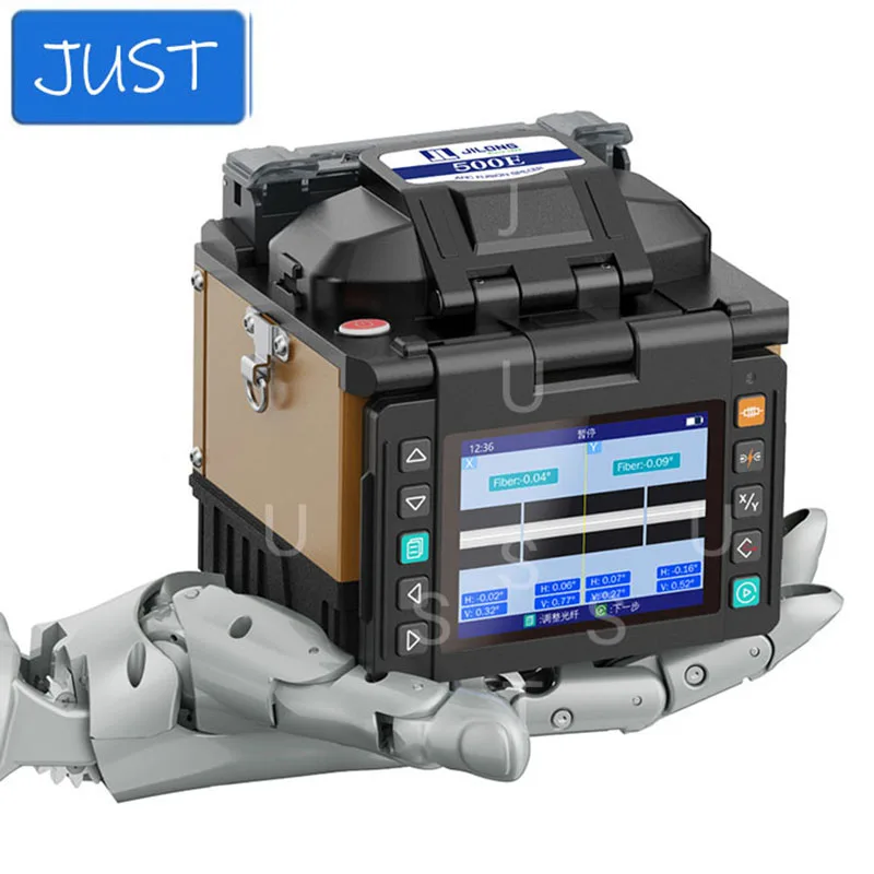 Jilong KL-500E KL-520 KL-530fiber optic fusion splicer leather line jumper three-in-one fully automatic with charger four motors