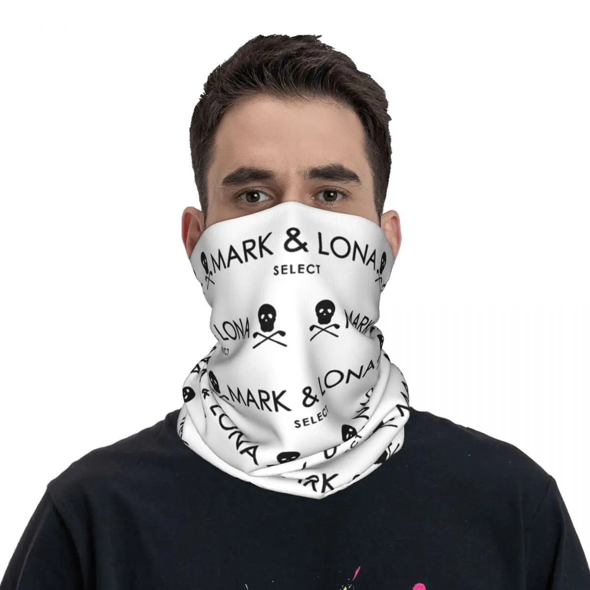 Mark Lona Golf Lover Bandana Neck Cover Printed Balaclavas Magic Scarf Multifunctional Cycling Riding for Men Women Adult