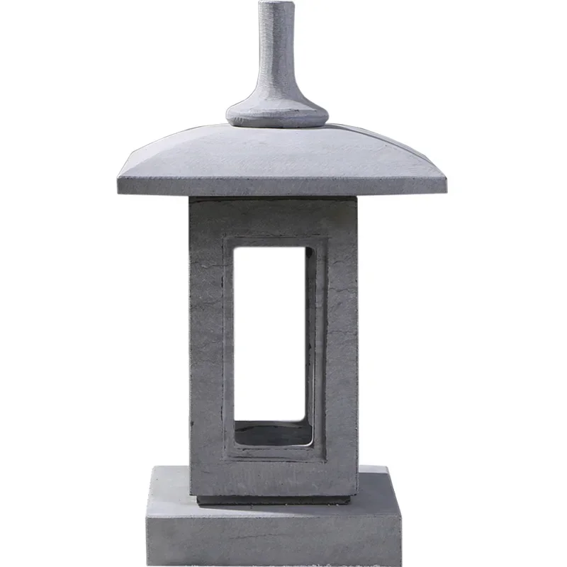 Stone lanterns Japanese garden lights Bluestone antique calcium carbide lanterns Outdoor hotel Landscape garden Stone carving ae