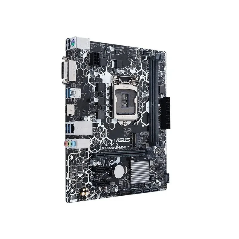 ASUS B360M-BASALT 1151 Motherboard 4×DDR4 LGA 1151 PCI-E 3.0 2×M.2 USB3.1 HDMI Micro ATX Support Eighth/Ninth GenCore I7/i5/i3