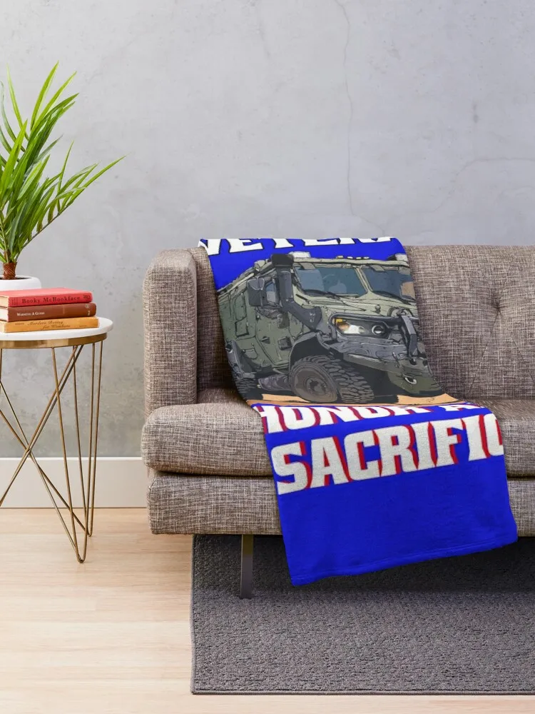 Veteran Operation Desert Storm Veteran: Honor and Sacrifice Throw Blanket blankets ands Sofas Blankets