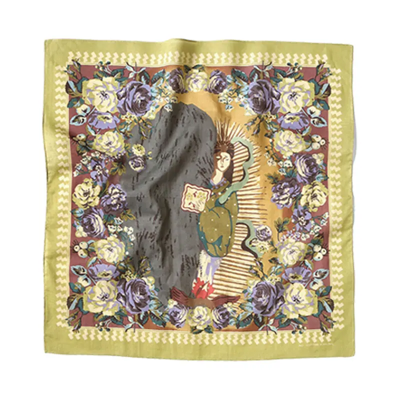 2024aw High Street KAP مناديل على الطراز الياباني للرجال والنساء منديل عتيق غير رسمي ملابس Y2k #6