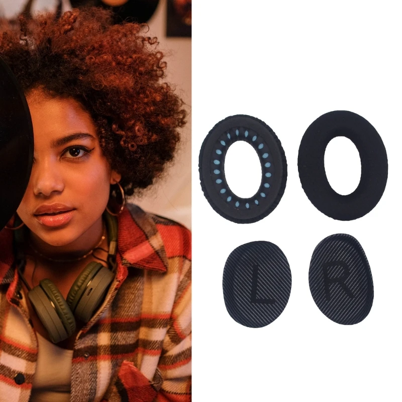 Coperchio auricolare morbido e traspirante per le cuffie QC35 QC35II più comodi K1KF