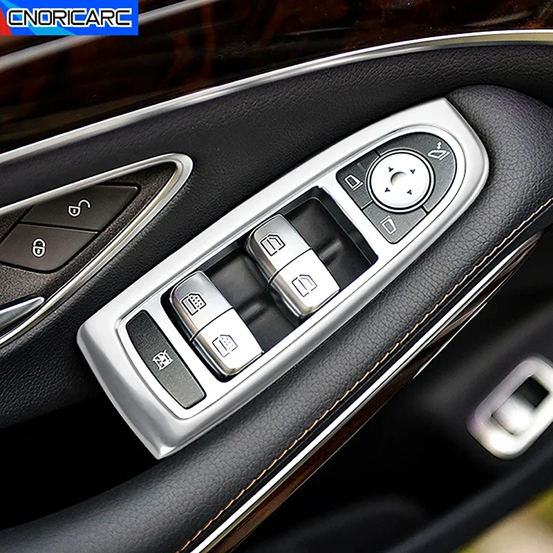 

Стеклянная панель подъема двери, окна, рамка для Mercedes Benz S Class W222 2014-2020, отделка из углеродного узора, аксессуары для интерьера автомобиля, наклейка