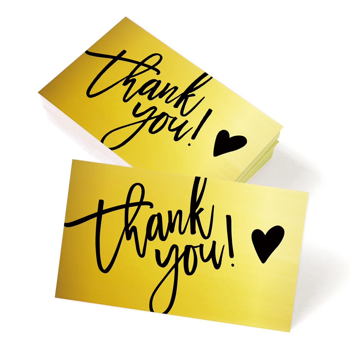 50Pcs Thank You Reflective Laser Cards,Thank You Card Small Business Wedding Supplies Thanks Card for Gift Package Decorations