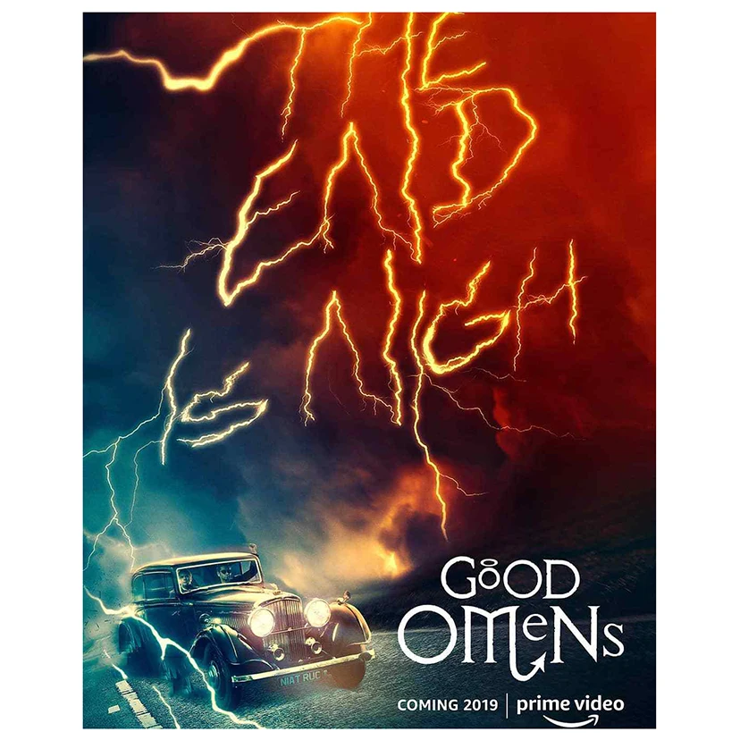 Good Omens TV Poster 5d Diamond Painting New Embroidery Cross Stitch Rhinestones Pictures Full Drill Mosaic Home Decor WG3378