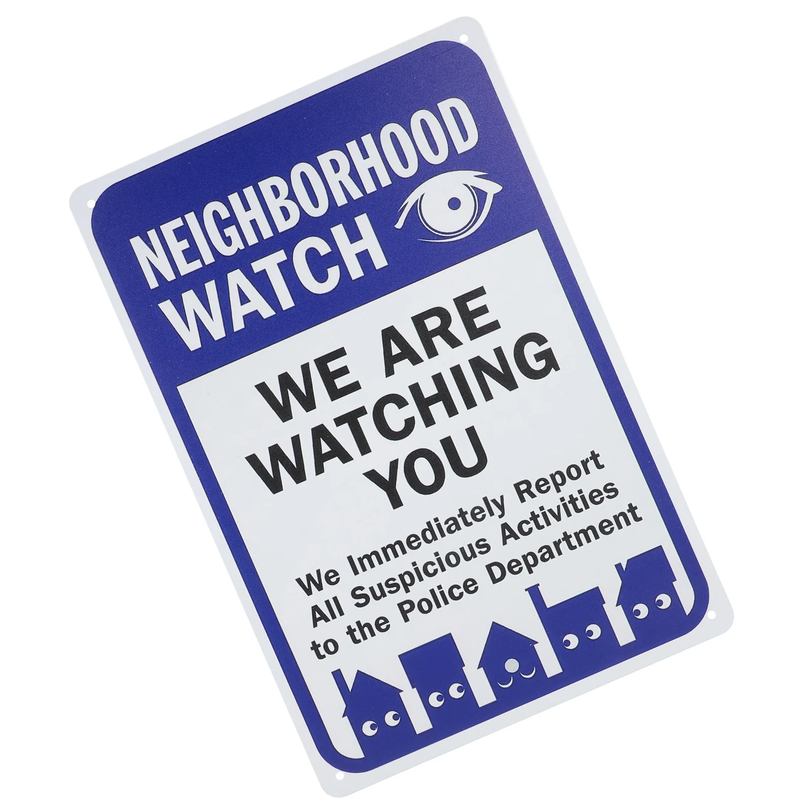 

1pc Sign Metal Warning Sign For Home Security Outdoor Safety Signs We Are Watching You Yard Alert