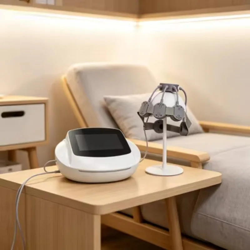 RTMS Technology Devices for Brain Circulation Promotion Anxiety Relief & Insomnia Treatment Made of ABS Material Hospital Use