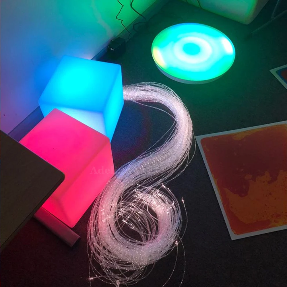 

Sensory Training Equipment Stimulation Autism Therapy Sensory Fiber Optic Light Kit Interactive Sensory Toys for Autism