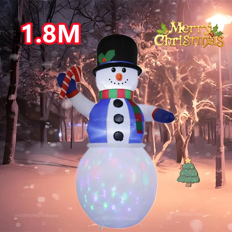 سترة زرقاء بخامات للكريسماس ، نماذج رجل الثلج ، أضواء ليد مدمجة ، ديكور مرح داخلي وخارجي ، مستلزمات حفلات أعياد الحديقة ، صيحات أعياد الميلاد #2