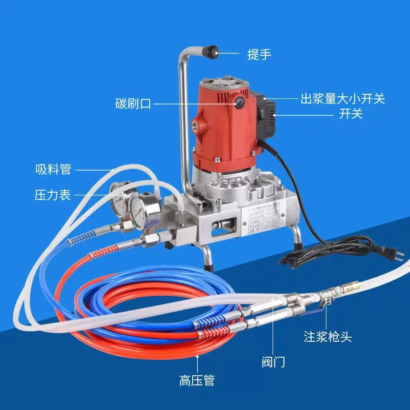 

Water curing grouting machine unit Waterproof grouting unit Two-component acrylate grouting