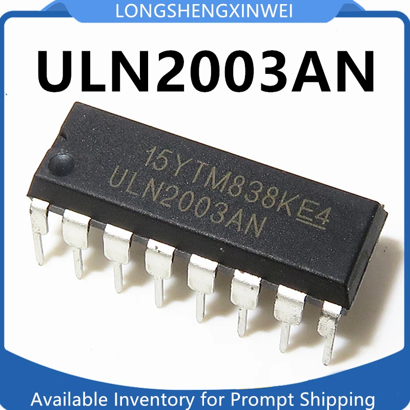 Inserção direta do chip original, ULN2003AN novo, DIP16, interface do driver, 1pc