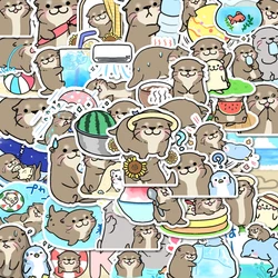 40pcs Small Otter Stickers Can Be Used For Luggage, Envelopes, Cups, Mirrors, Phone Cases, Etc. For Decoration, Surprise Gifts