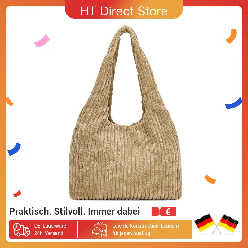 Miss Lulu Damen Handtasche – Geräumig, Strapazierfähig, Shopper & Schultertasche – Perfekt für Schule, Arbeit, Alltag
