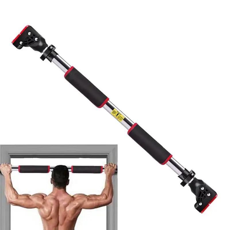 72-105cm retractable door horizontal bar, anti-rotation horizontal bar, pull-up horizontal bar, indoor fitness equipment