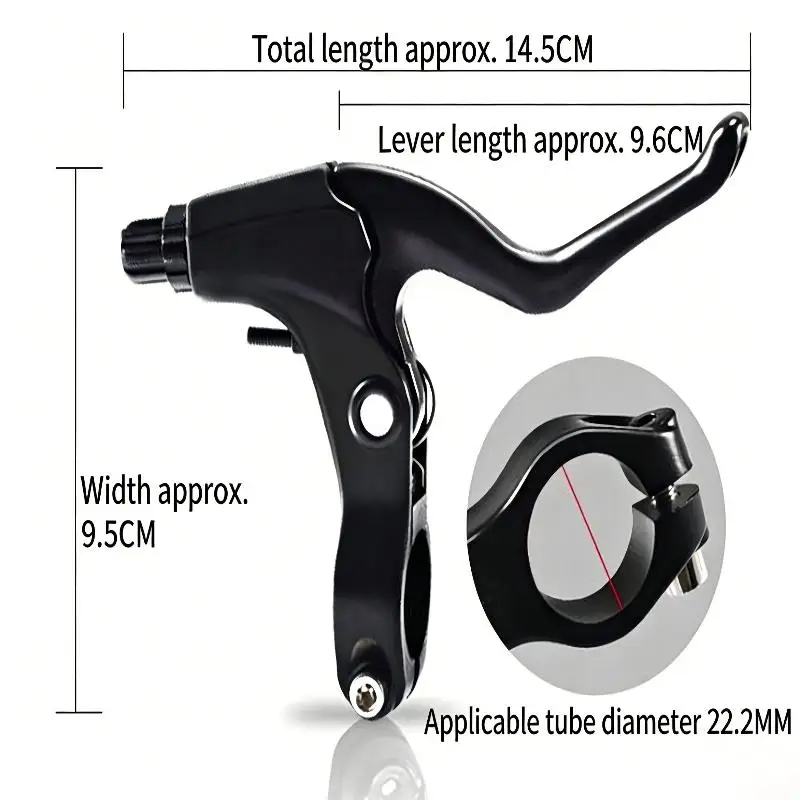 Bike V Brake Calipers Set Linear Pull V Brake Kit with Strong Stopping Power for Mountain Road Bicycles
