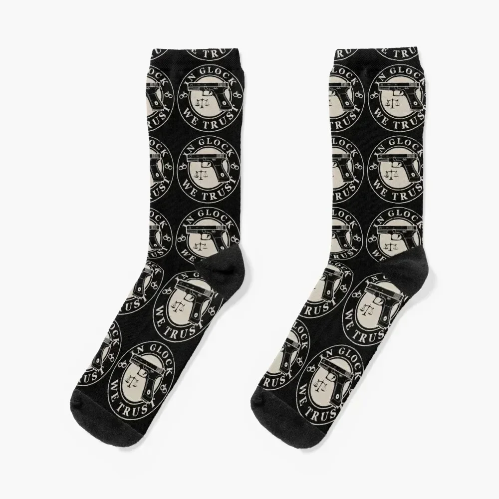 In Glock We Trust Socks Men's Soccer cool Women Socks Men's