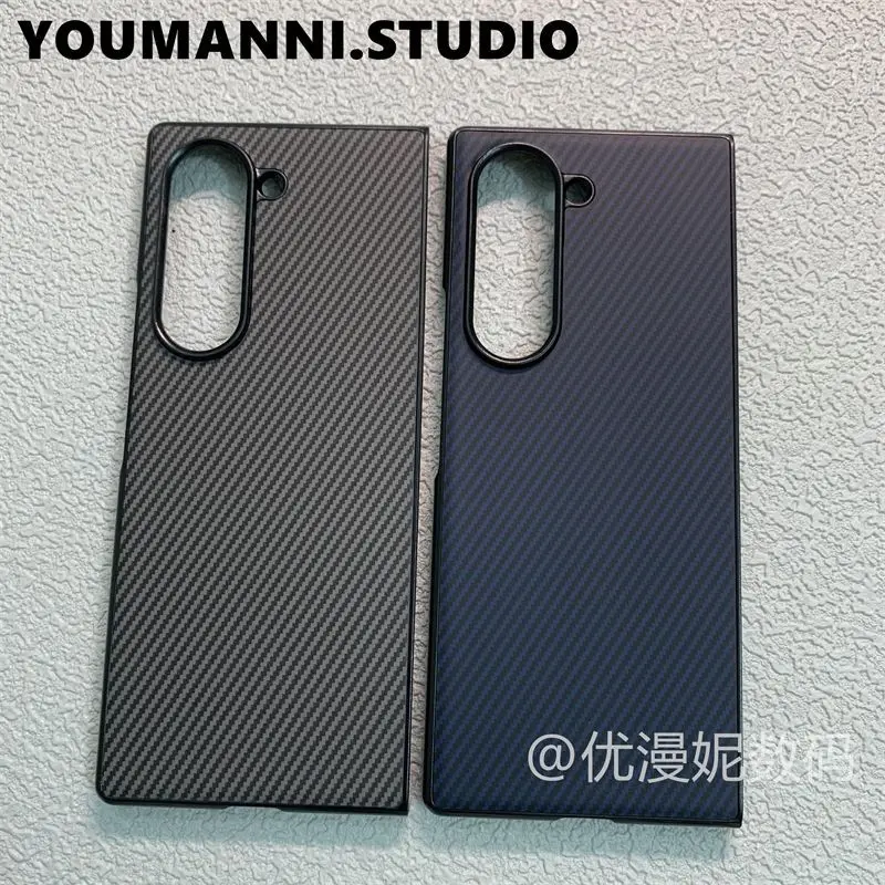 For Samsung Galaxy Z Fold 7 6 Case Simple Kevlar Texture Magnetic Suction Skin-friendly Anti-drop Cover Samsung Galaxy Z Fold7 6