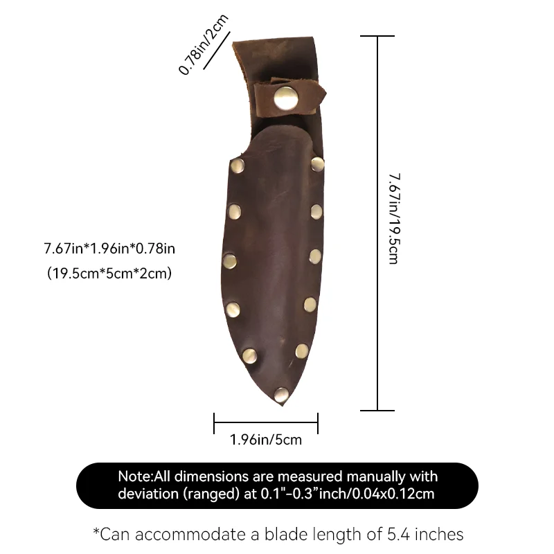 Фиксированный мужской нож, ремень-держатель из натуральной кожи
