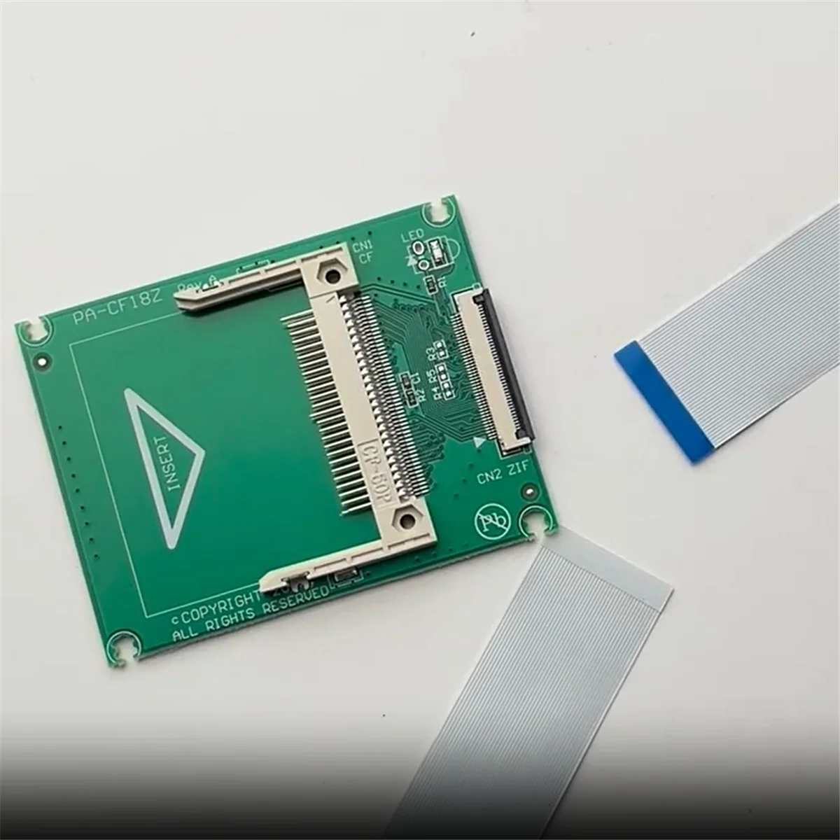 N27R CF Compact Flash Card to 1.8 Inch ZIF/CE Adapter for 1.8 Inch Hard Disk Notebook Game Consoles Device Accessorie