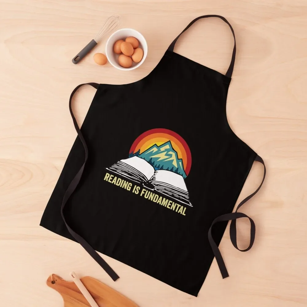 

Reading Is Fundamental Apron christmas kitchen cloths Women's Kitchen Women Kitchen'S Apron