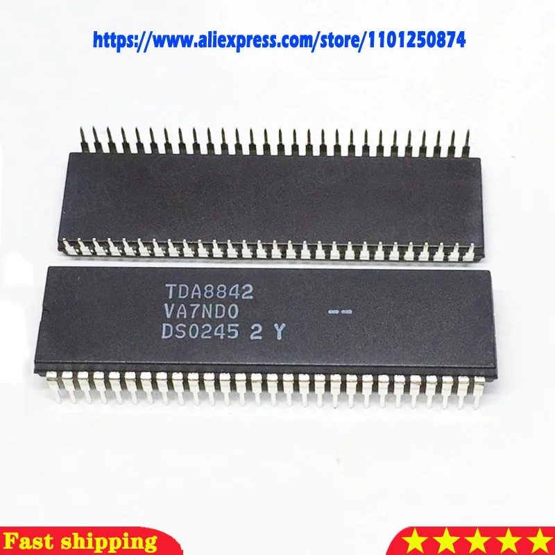 2pcs/lot TDA8842S1 TDA8842 DIP-40 Imported quality goods chip In Stock