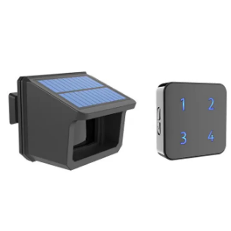 N75R-Sensor de movimento resistente às intempéries Lembrete de sensor de corpo humano Invite de sensor sem fio