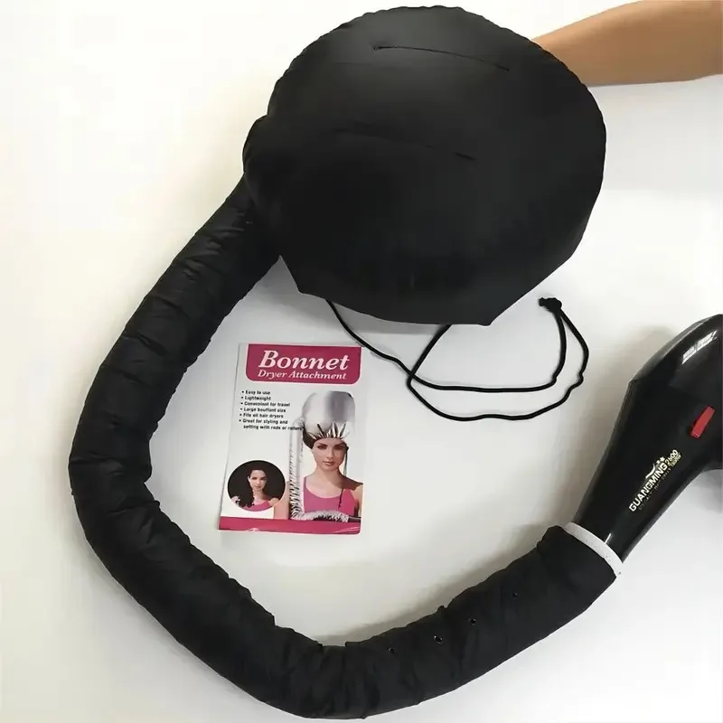 1 piece electric hair dryer cap, can be connected to a hair dryer, used as a heated cap in the bathroom for drying hair. view 6
