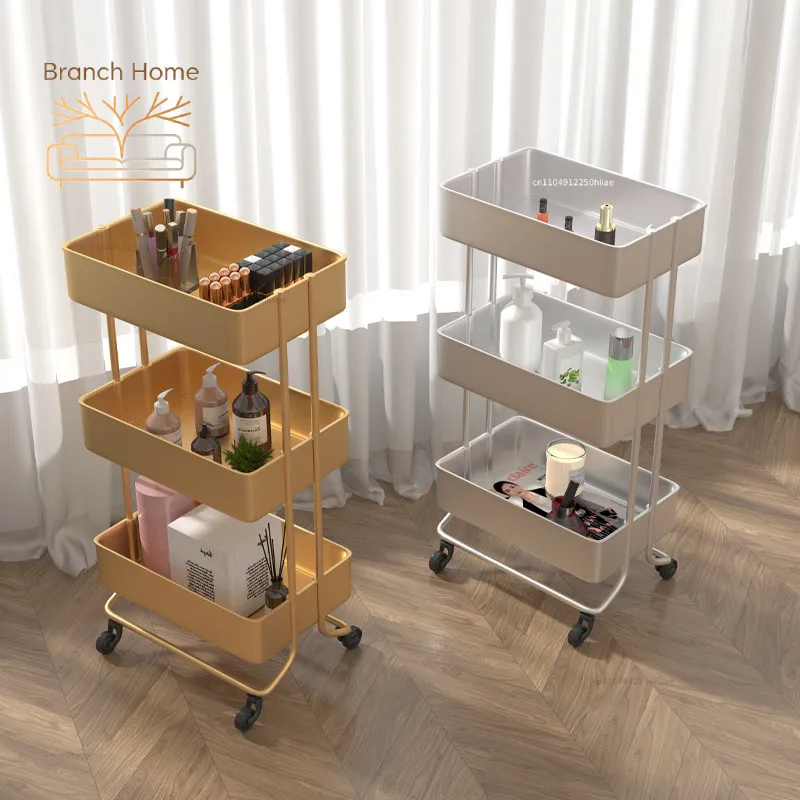 Beauty salon, nail salon, storage cart, hair tool cart, small bubble instrument, treatment cart, trolley, storage rack.