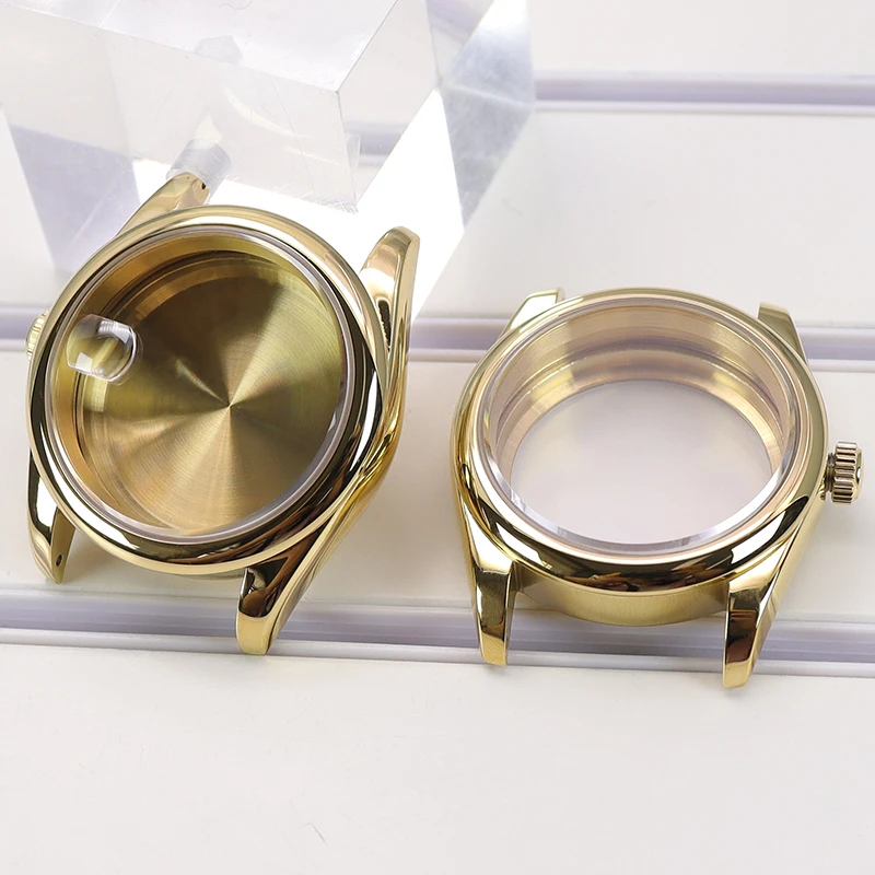 36mm/39mm Edelstahl-Uhrengehäuse für Oyster NH35 NH36 NH38 NH34 4R36 Miyota 8215 8205 Uhrwerk 28,5mm Zifferblatt Saphirglas – Detail 8