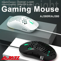 AJAZZ AJ380 RGB Wired Gaming Mouse 16000 DPI Adjustable Mouse 6 Buttons Ergonomic Mouse Computer Mice For Laptop PC Gamer