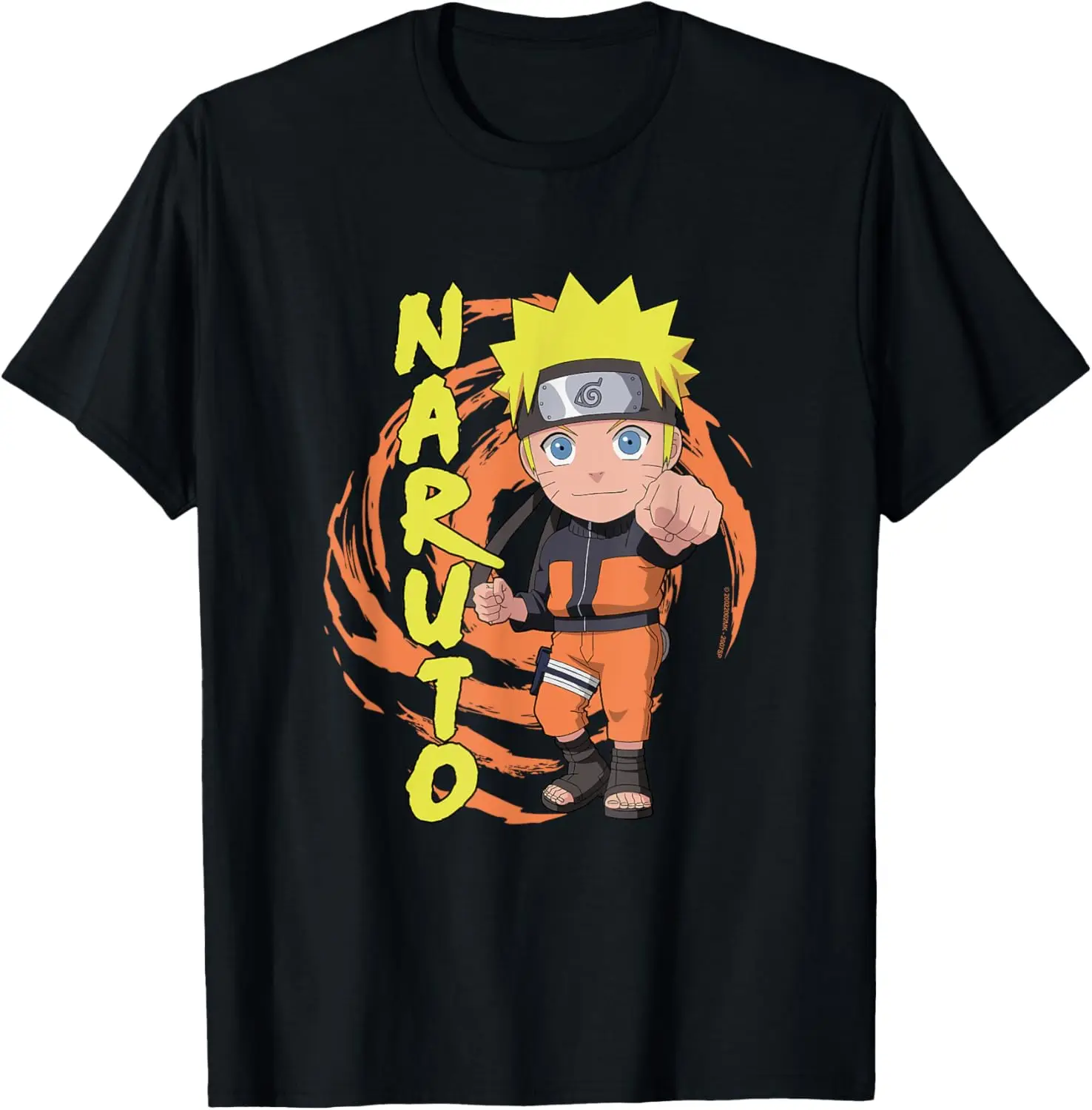 x Naruto Shippuden Naruto Chibi Fist T-Shirt