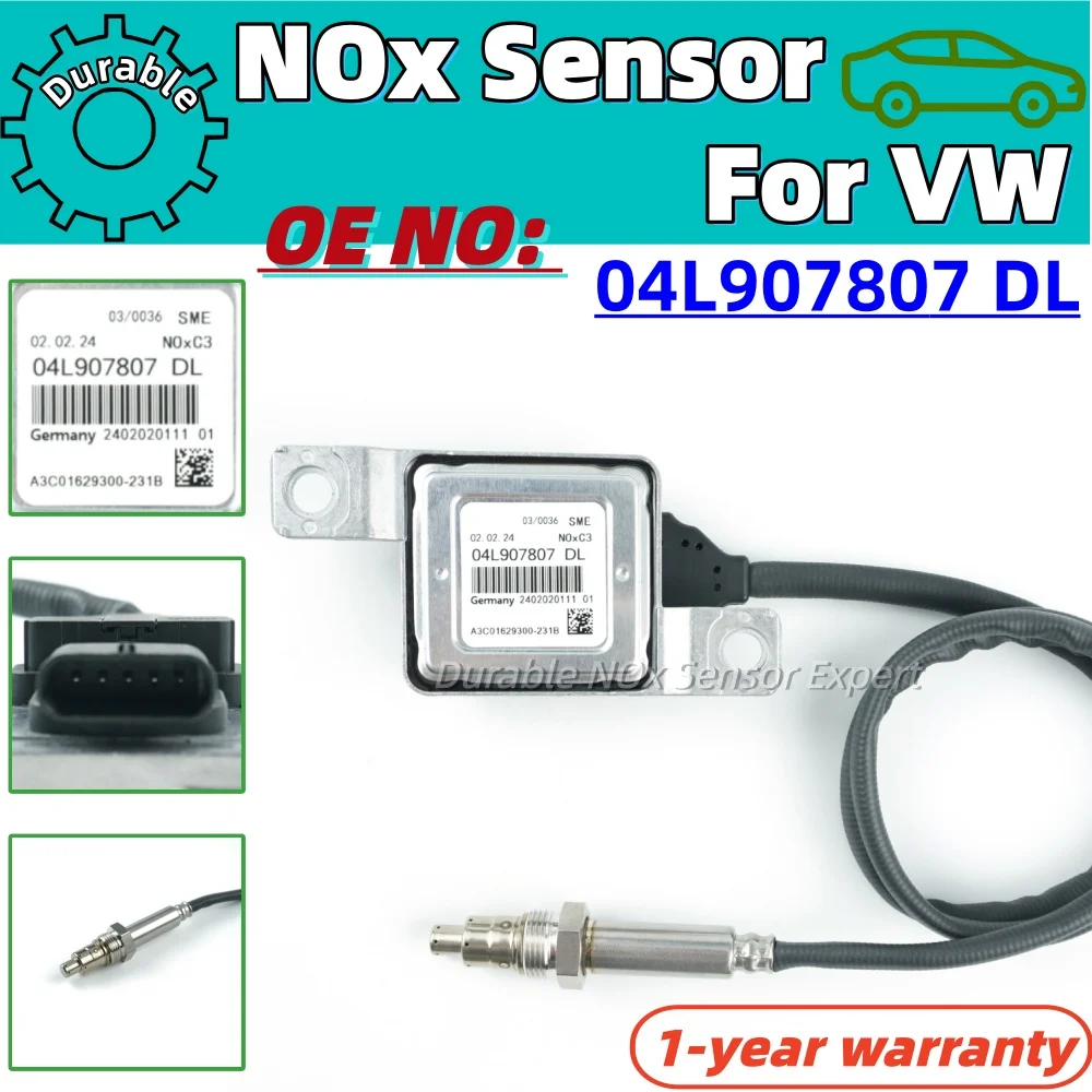 

Nitrogen Nox Oxygen Sensor 04L907807DL 04L 907 807 DL For VW Tiguan I 5N Sharan II 7N1 For SEAT Alhambra II 710 711 For AUDI Q3