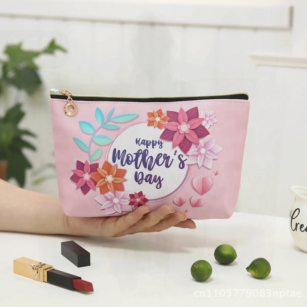 Waterproof PU Cosmetic Bag for Women Internet Celebrity Printed Multifunctional Travel Wash Bag Portable Cosmetic Storage with