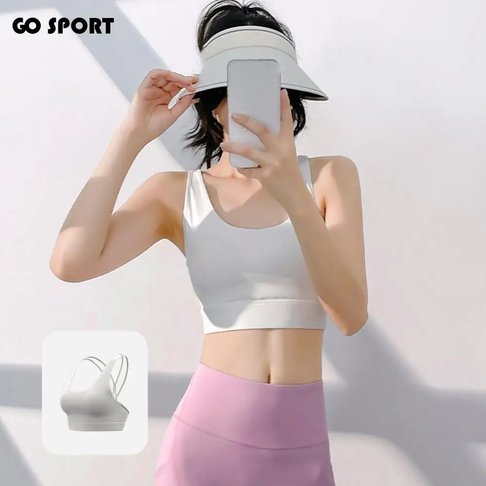 

Fashionable Beauty Back Sports Bra Shockproof Anti Sagging Yoga Underwear Breathable Comfortable Training Fitness Bra Running