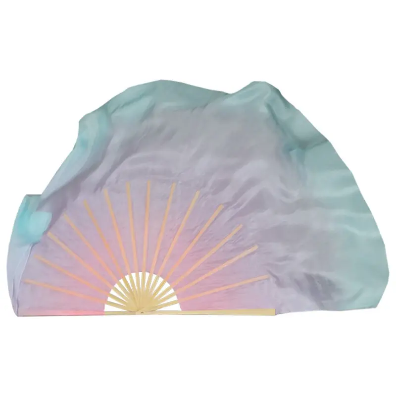 

Double-sided Silk and Silk-like Dance Fan Classical Dance with Long Silk Fan Jiaozhou Yangge Chinese Fan Square Dance Purple