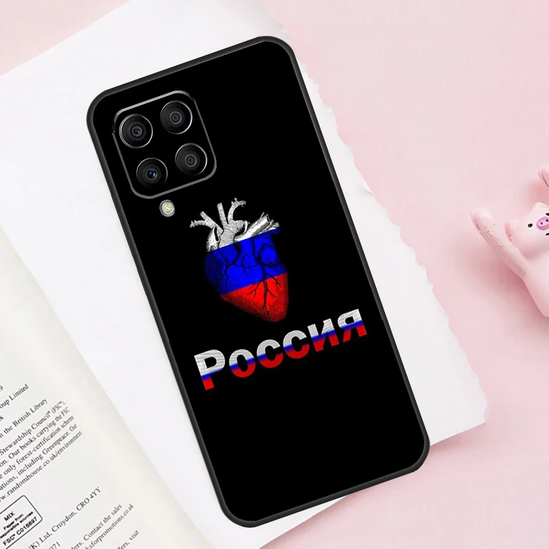 Russian Flag For Samsung Galaxy M15 M55 M31 M51 M21 M11 M20 M13 M33 M53 M52 M32 M12 M34 M54 M14 Case