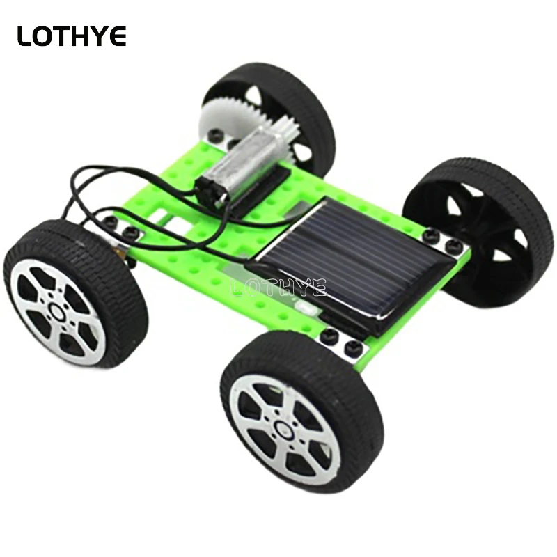 Mini DIY Solar Toy Car Powered Car Kit Children\'s Educational Gadgets Hobby Fun Children\'s Toy Robot Car Kit Gift