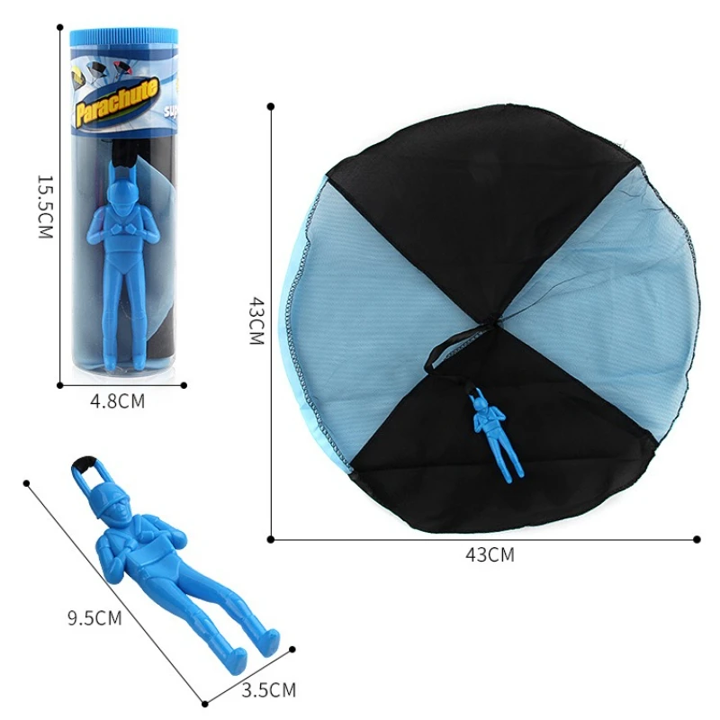 Kid Hand Gooien Parachute Speelgoed Voor Kinderen Educatief Parachute Met Figuur Soldaat Outdoor Fun Sport Speelspel coole gadget