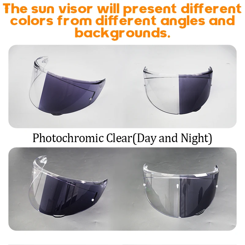 For AGV NEW K3 2206 GT6 Motorcycle Photochromic Helmet Visor,Replacement Waterproof Lens Shield Uv Protection Moto Anti fog