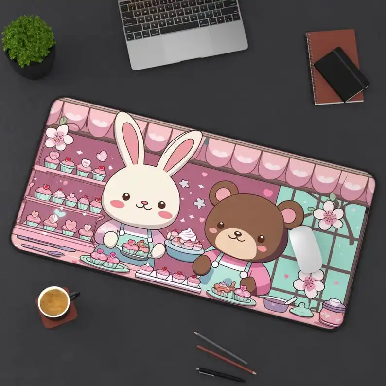 

Kawaii Style Pattern Mouse Pad, Cute Desktop Decoration,XXL Non-slip and Waterproof Mouse Pad, Perfect Gift for Friends.