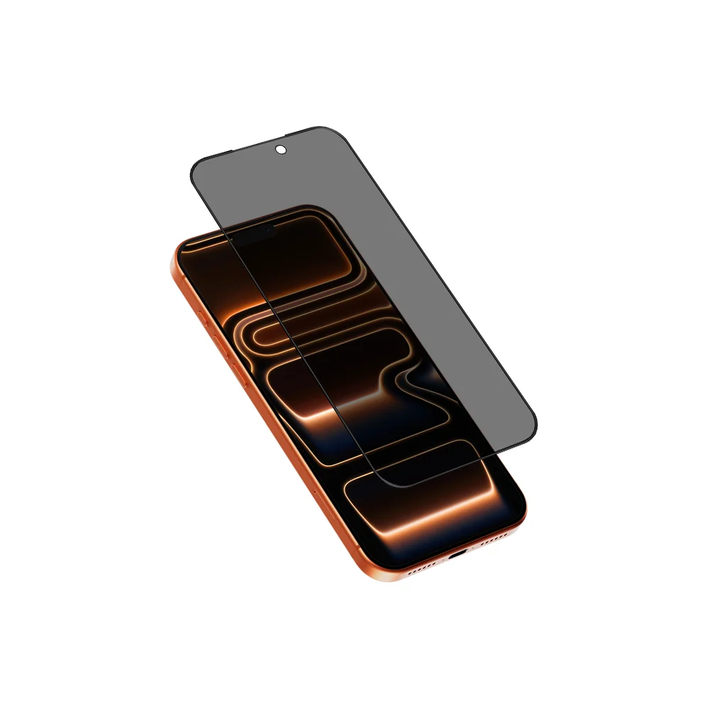 

KZDOO Privacy Glass 3D Edge ,Privacy Screen Glass, Protect Film Anti-Spy ,Screen Protector for iPhone17/17air/17pro/17proma