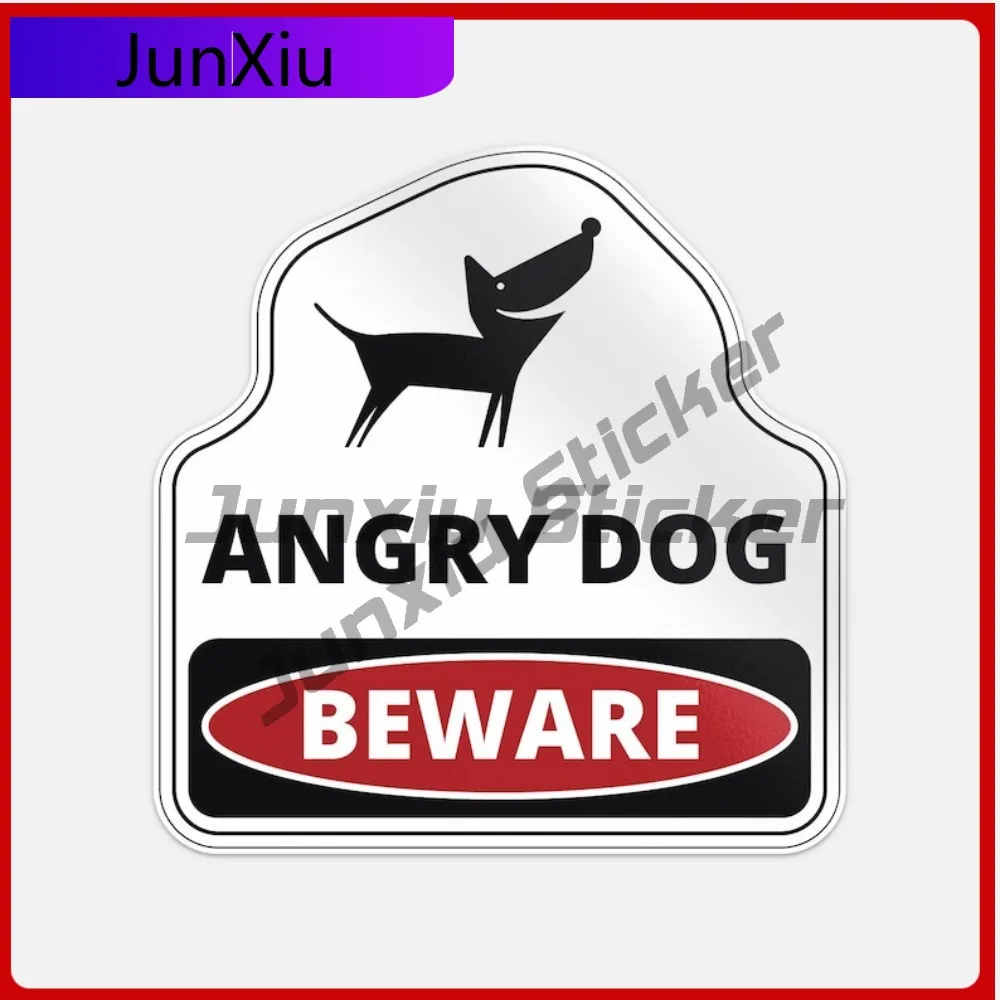 

Beware Angry Dog Danger Sign For Angry Dog Car Vinyl Sticker Scratch-proof Exterior Refit Decal Bumper X500 Motorcycle Laptop Rv