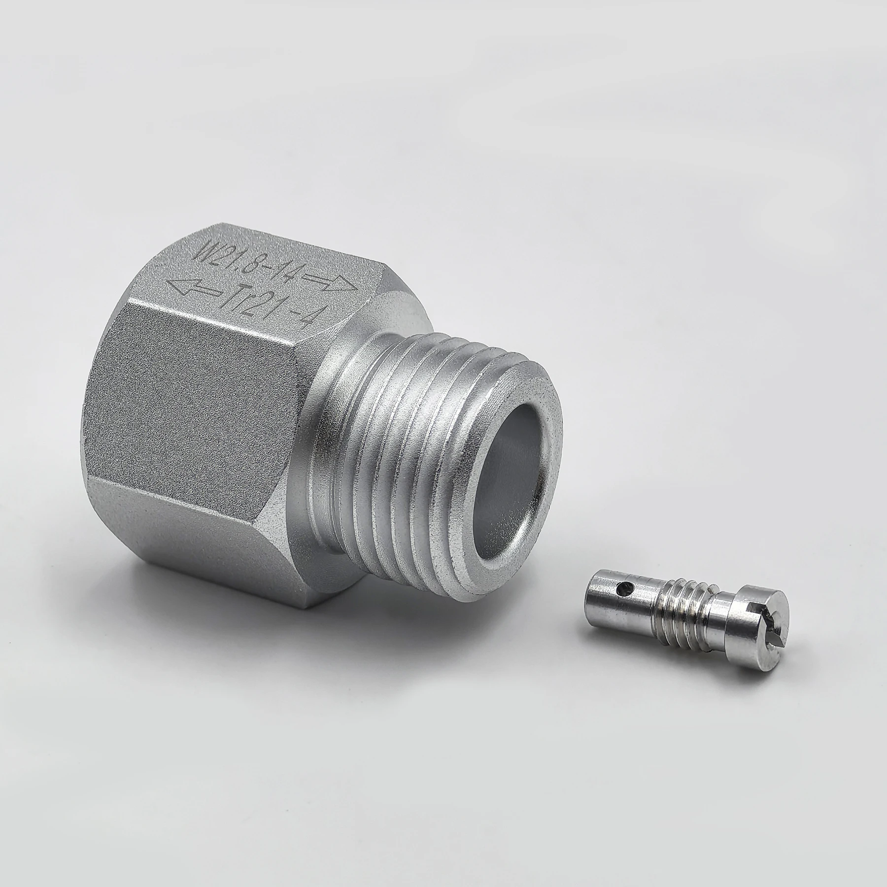 CO2-Zylinder Sodawasser Zubehör TR21-4 zu w 21,8-14 Konvertierungs adapter für Aquarien fisch Homebrew Bier Corny Fass CO2 Zubehör – Detail 5